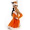 5 O'Reet Foxy Fox Dress Girls size XS 2/4 Plush Costume Orange Tail Headpiece 5 OReet